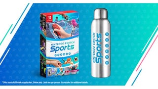 Nintendo Switch Sports + Steel Water Bottle