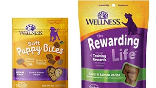 Wellness Soft Puppy Bites With Soft Wellbites Dog Treats,...