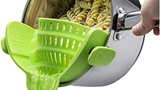 Gizmo Snap N Strain Pot & Pasta Strainer - Adjustable Silicone...
