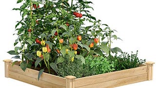 Greenes Fence Original Cedar Raised Garden Bed, 4' x 4'...