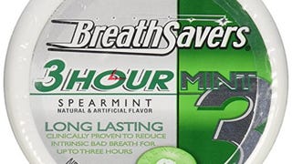 BREATH SAVERS Spearmint Flavored Sugar Free Breath Mints...