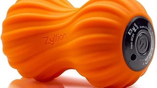 Zyllion Vibrating Peanut Massage Ball - Rechargeable Double...