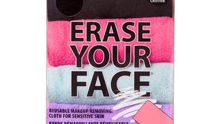 ERASE YOUR FACE Makeup Remover Cloths - Reusable Microfiber...