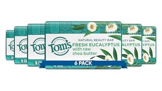 Tom's of Maine Natural Beauty Bar Soap With Raw Shea Butter,...