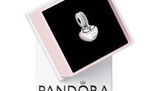 Pandora Jewelry Mother and Daughter Hearts Dangle Cubic...