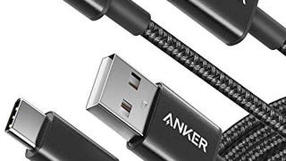 Anker USB C Cable, [2-Pack, 6ft] Premium Nylon USB A to...