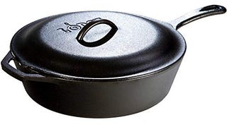 Lodge® L10CF3 5 Quart Cast Iron Deep Skillet with