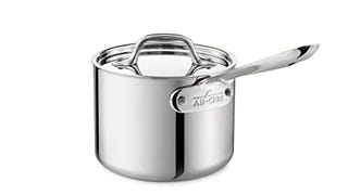 All-Clad D3 3-Ply Stainless Steel Sauce Pan 1.5 Quart Induction...