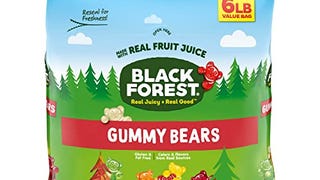 Black Forest Gummy Bears Candy, 6 Pound Bulk Bag