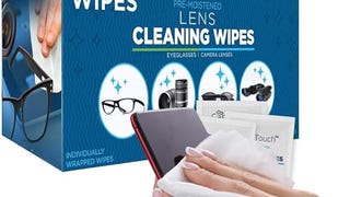 Care Touch Lens Wipes for Eyeglasses - 210 Individually...