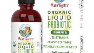 MaryRuth Organics USDA Organic Liquid Probiotic, Digestive...