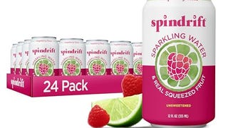 Spindrift Sparkling Water, Raspberry Lime Flavored, Made...