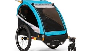 Burley D'Lite X, 2 Seat Kids Bike Trailer & Stroller