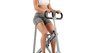 Sunny Health & Fitness Smart Upright Row-N-Ride Exerciser,...