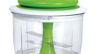 Chef'n VeggiChop Hand-Powered Food Chopper (Arugula), 5....