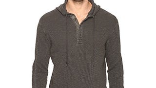 Lucky Brand Men's Lived-in Thermal Hoodley Shirt in Black...