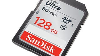 SanDisk Ultra 128GB SDXC UHS-I Memory Card up to 80MB/s...