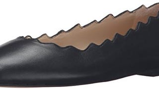 Sam Edelman Women's Francis Ballet Flat, Black Leather,...