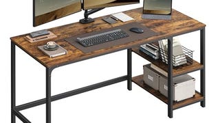 VASAGLE ALINRU Computer Desk, 55.1-Inch Wide Home Office...