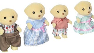 Calico Critters Yellow Labrador Family, Dolls, Dollhouse...