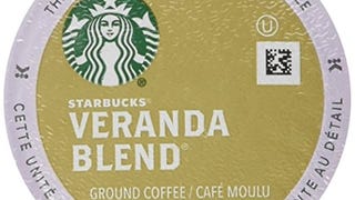 Starbucks Coffee K-Cup Pods, Veranda Blend, Blonde Roast...