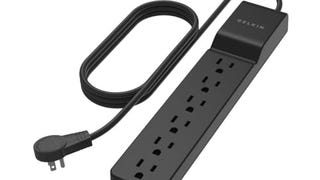 Belkin Surge Protector Power Strip with 6 AC Outlets, 6ft/...