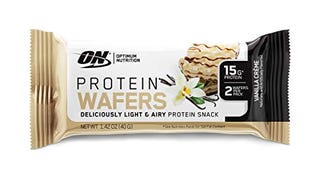 New! Optimum Nutrition High Protein Wafer Bars, Low Sugar,...