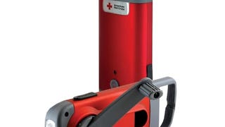 Eton American Red Cross Crank-Powered Clipray Clip-On Flashlight...