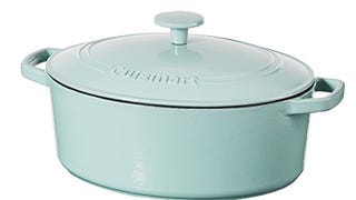 Cuisinart 5.5 Qt. Casserole Cast Iron, Light Blue