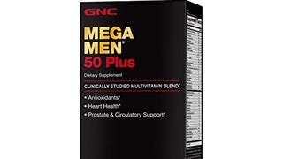 GNC Mega Men 50 Plus Multivitamin | Antioxidants | Heart...