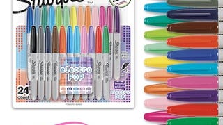 Sharpie Electro Pop Permanent Markers, Fine Tip Marker...