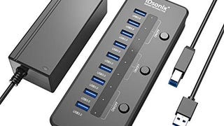 iDsonix USB 3.0 Hub, 11-Port 12V / 4A Powered USB Hub with...