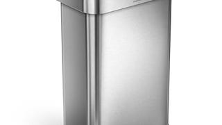 simplehuman 45 Liter / 12 Gallon Rectangular Hands-Free...