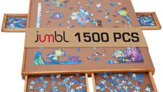 Jumbl 1500-Piece Puzzle Board | 27” x 35” Jigsaw Puzzle...