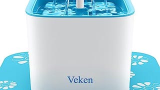 Veken Pet Fountain, 84oz/2.5L Automatic Cat Water Fountain...