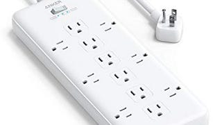 Anker Power Strip Surge Protector (2 × 4000 Joules), PowerExtend...