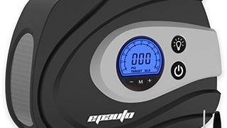 EPAuto 12V DC Auto Portable Air Compressor Pump, Preset...