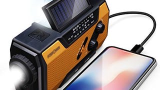 FosPower Emergency Weather Radio (Model A1) NOAA/AM/FM...