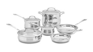 Cuisinart Contour Stainless 10-Piece Cookware