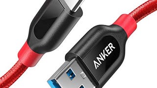 Anker Cable, PowerLine+ USB-C to USB 3.0 cable, High Durability...