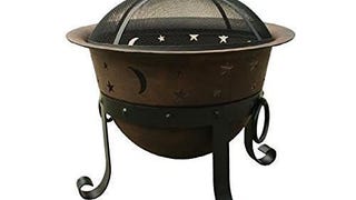 Catalina Creations 29" Heavy Duty Cast Iron Fire Pit | Large...