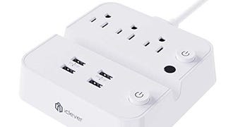 Power Strip with USB, iClever USB Charging Station with...