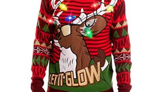 JOYIN Men's LED Light Up Christmas Holiday Ugly Sweater...