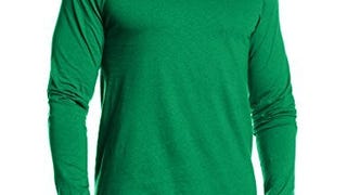 Soffe Men's Pro Weight Long Sleeve Tee Kelly Medium