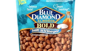 Blue Diamond Almonds Salt N' Vinegar Flavored Snack Nuts,...