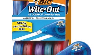 BIC Wite-Out Brand EZ Correct Correction Tape, 39.3 Feet,...