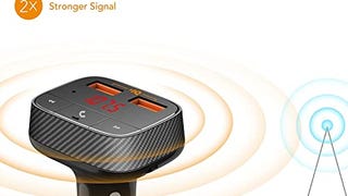 Roav by Anker, SmartCharge F0 FM Transmitter/Bluetooth...