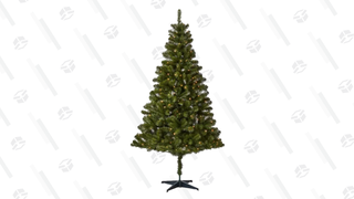 Pre-Lit Alberta Spruce Christmas Tree Clear Lights