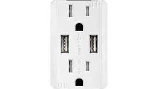 Top Greener TU2152A-W Dual USB Outlet/Outlet with USB Ports,...