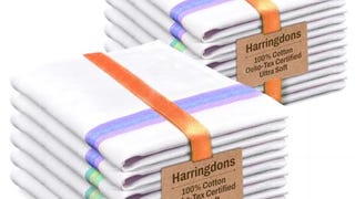 Harringdons 100% Cotton Kitchen Towels 28x20 inches, 12...